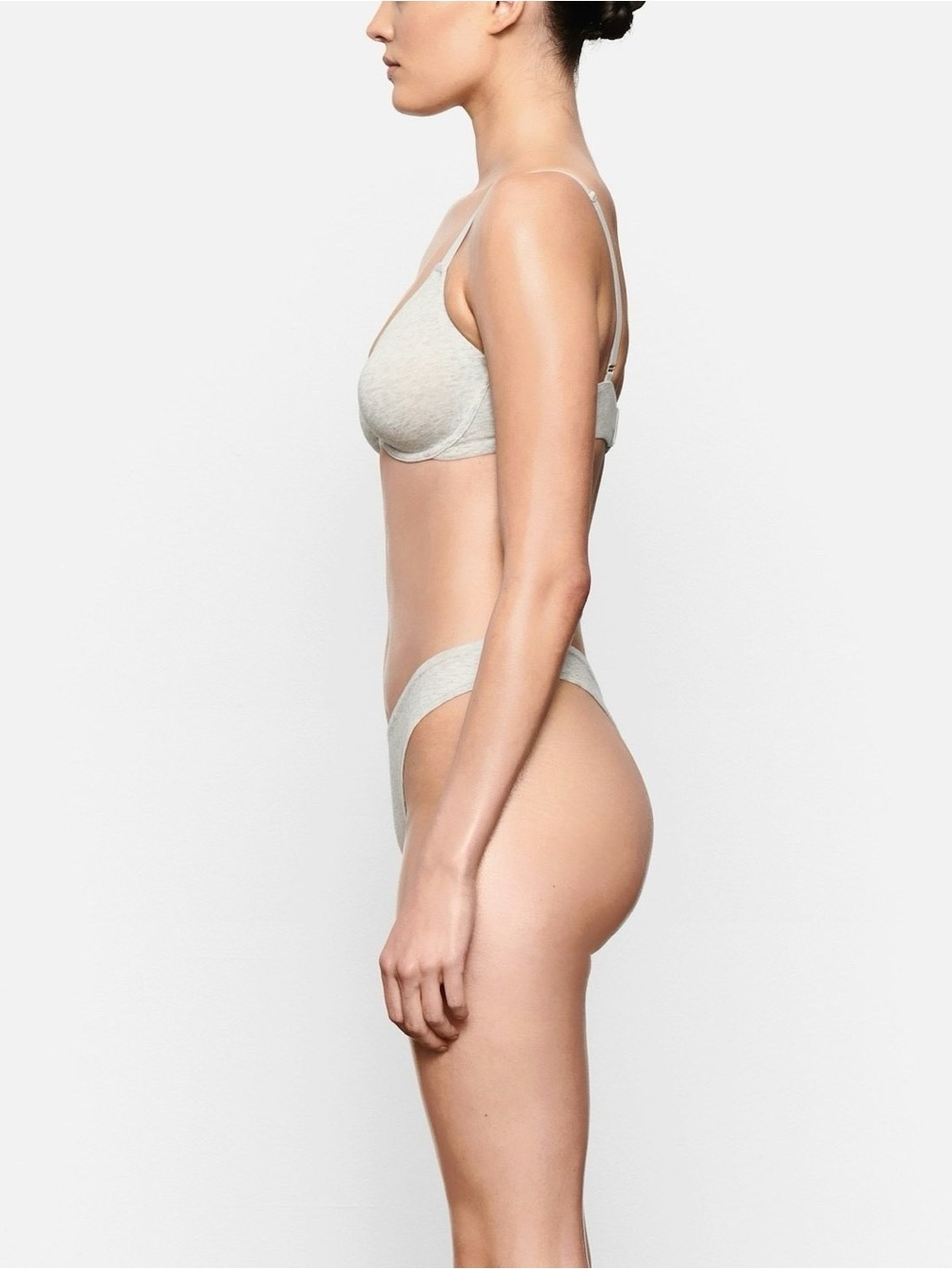 SKIMS Cotton Jersey T-Shirt Bra 36DD - Picture 3 of 5